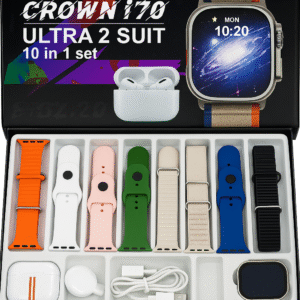 Crowm i70 Ultra 2 | Smart Watch & Earbuds Combo