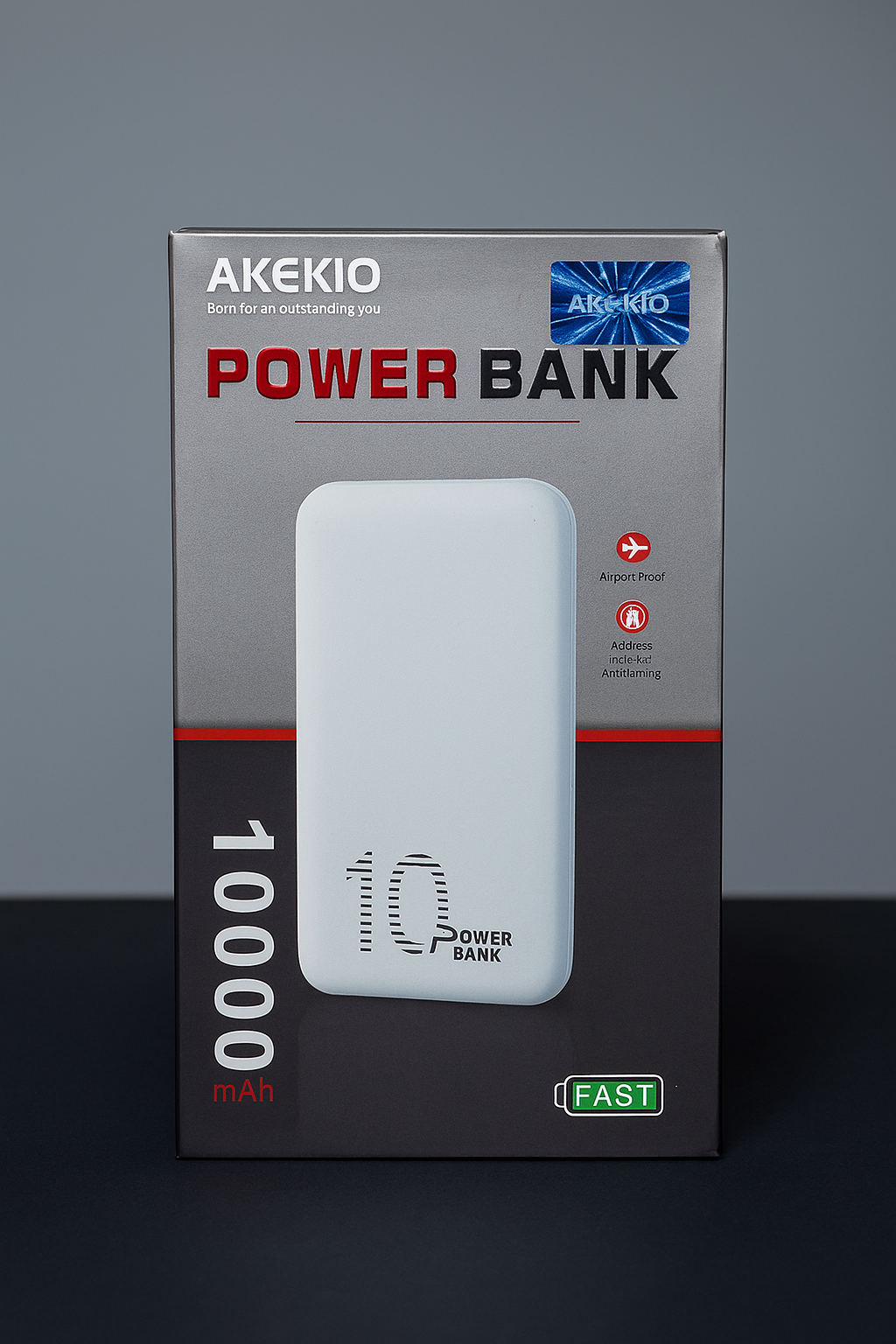 AKEKIO 10000mAh Fast Charging Power Bank β Slim & Airport Proof - Image 2