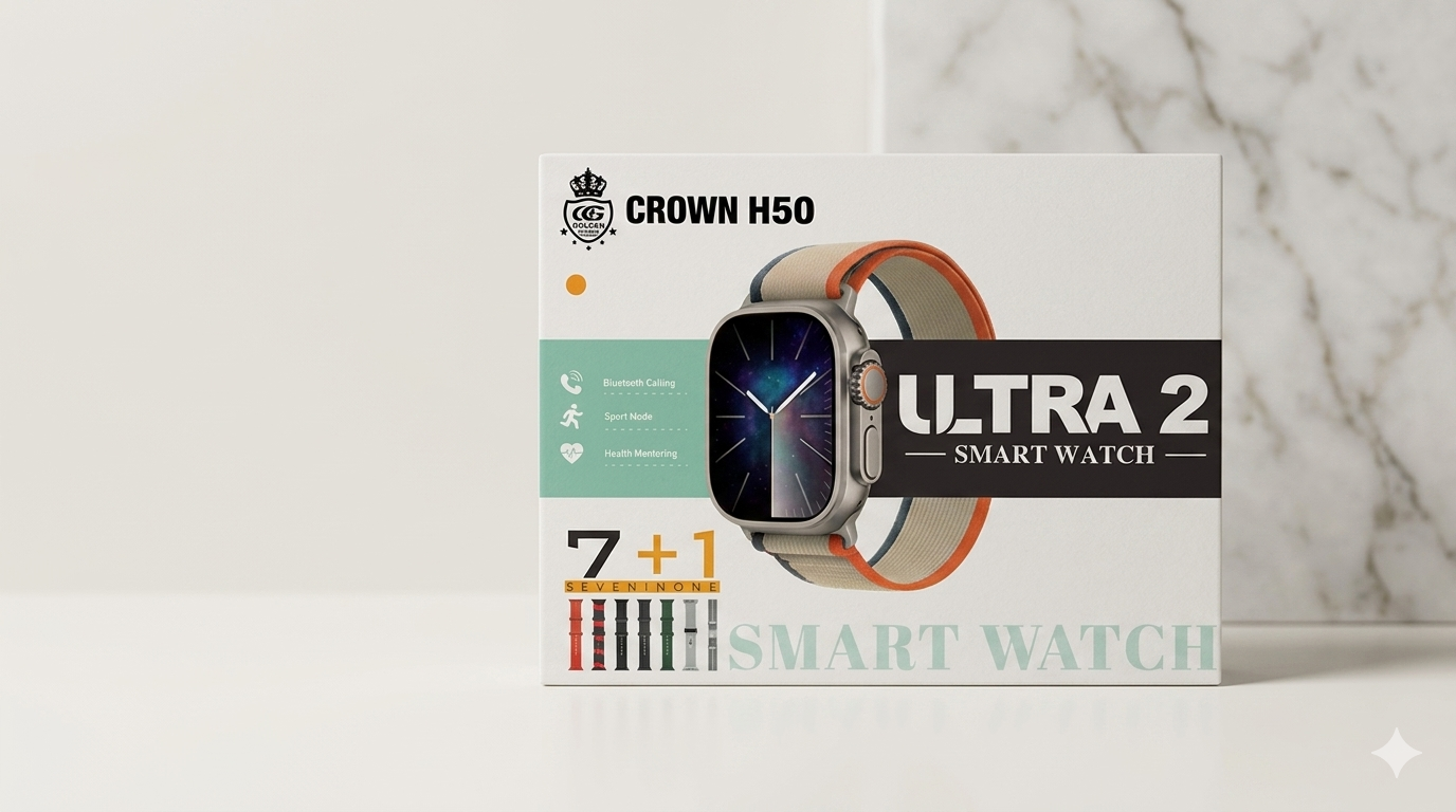 CROWN H50 7 in 1 | All-in-One Smartwatch Experience