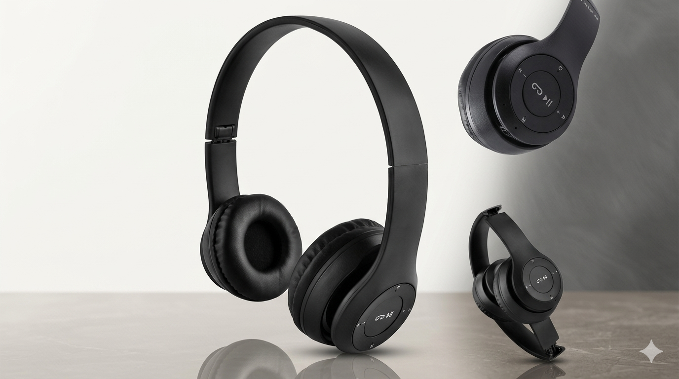 P47 Bluetooth Headphones | Premium Sound Quality - Image 3