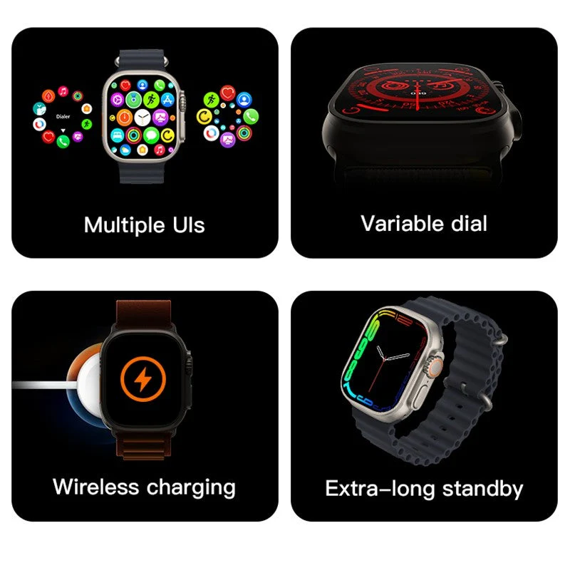 "T900 Smart Watch β Stylish Fitness Tracker with Heart Rate & Sleep Monitor" - Image 3