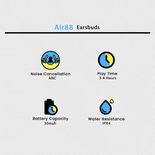 Air88 Bluetooth Earbuds | Premium Audio & Comfort - Image 2
