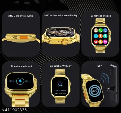 H20 10 in 1 | Smart Watch with Bluetooth AirPods Combo - Image 2