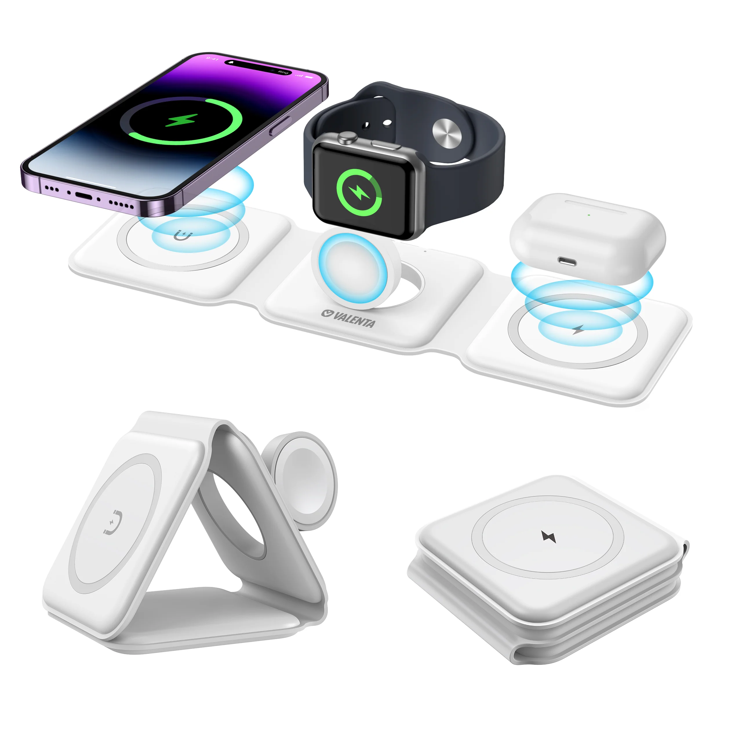 3 in 1 Wireless Charger | Fast & Convenient Charging - Image 3