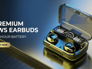 M10 TWS Bluetooth Earbuds with LED Display | Deep Bass & Noise Reduction